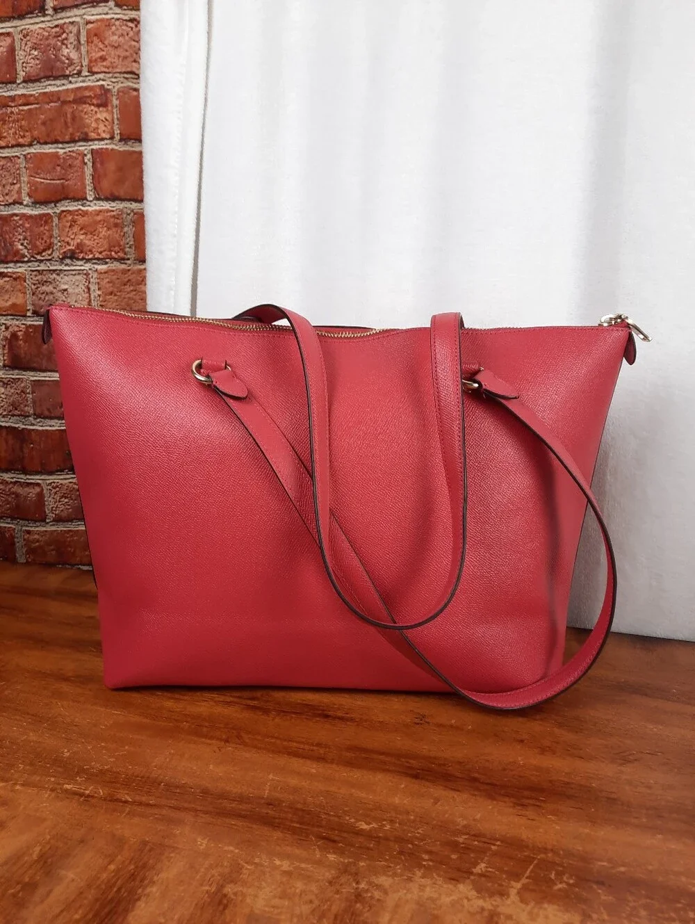 Coach Genuine Saffiano Leather Tote